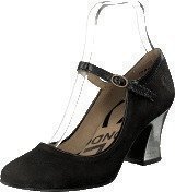 Fly London Lech Black/Silver Heel