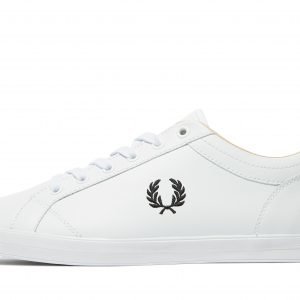 Fred Perry Baseline Leather Valkoinen