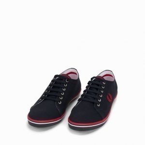 Fred Perry Kingston Twill Tennarit Navy/Red