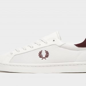 Fred Perry Lawn Leather Valkoinen