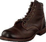 Frye Logan Cap Toe Dark Brown