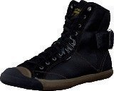 G Star Raw Grade Mortar Hi Lthr Black Lthr w Denim