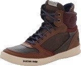 G Star Raw Yard Pyro Nylon DK Brown & Textile w Wine