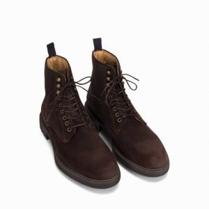 Gant Nobel Mid Lace Boot Varsikengät Dark Brown