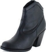 Gardenia Short Boot 2962 Crazy Horse Black