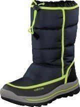 Geox J Overland B Abx B - Ny+Pr.Dbk Navy/Lime