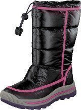 Geox J Overland G.Abx A - Ny+Prl.Sy Black/Fuchsia