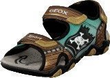 Geox Jr Sandal Strike Brown/Gold