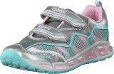 Geox Shuttle Girl Silver/Pink