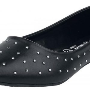 Gothicana by EMP Pointed Studded Flats Ballerinat