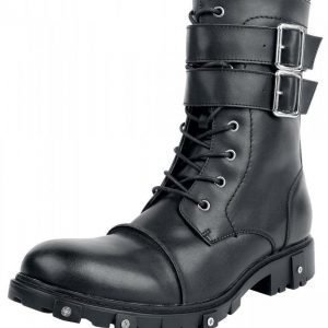 Gothicana by EMP Strapped Leather Boot Varsikengät