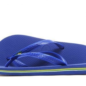 Havaianas Brazil Flip Flops Marine / Yellow / Green / White