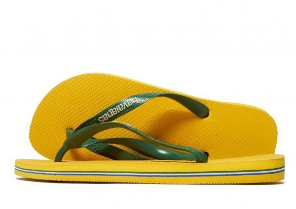 Havaianas Brazil Logo Flip Flops Keltainen