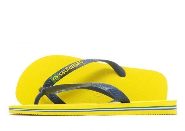 Havaianas Brazil Logo Flip Flops Keltainen