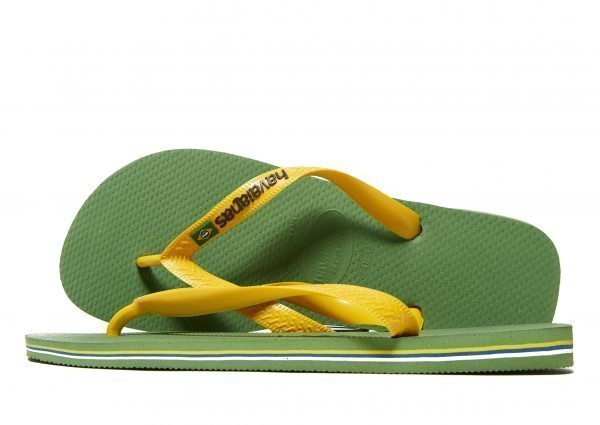 Havaianas Brazil Logo Flip Flops Vihreä