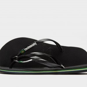 Havaianas Slim Brasil Sandaalit Musta