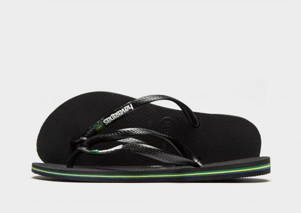 Havaianas Slim Brasil Sandaalit Musta