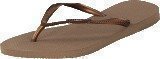 Havaianas Slim Logo Metallic Rose/Dark Copper