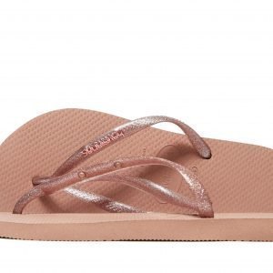 Havaianas Slim Metallic Sandaalit Pink Rose