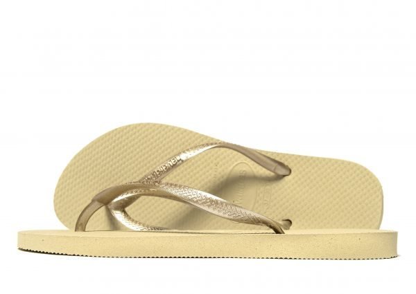 Havaianas Slim Sandaalit Sand / Gold