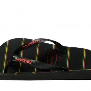 Havaianas Top Stripes Flip Flops Musta