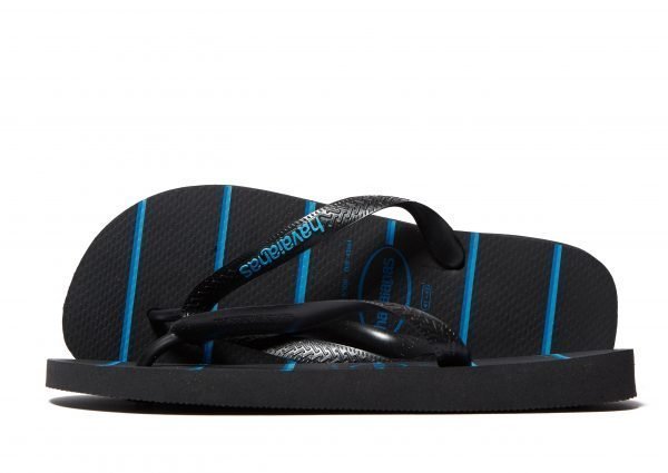 Havaianas Top Stripes Flip Flops Musta