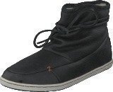 Hub Footwear Queen Leather/Wool Black