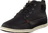 Hub Footwear Subway Leather/Wool Black