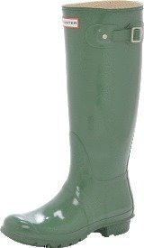 Hunter Original Tall Gloss Moss Green