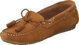 Hush Puppies Erika Moccasin Tassle Cognac