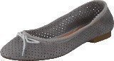 Hush Puppies Lilly Ballerina Perf Grey