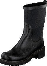 Ilse Jacobsen Rubber Boot With Neoprene Shaft Black