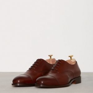 J Lindeberg Hopper Cap Toe Italian Calf Pukukengät Brown