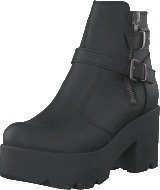 Johnny Bulls 5074 Platform Boot Black Old Silver