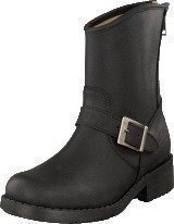 Johnny Bulls Low Boot Zip Back Black/Silver