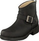 Johnny Bulls Very Low Boot Zip Back Black/Silver