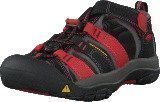 Keen Newport H2-Kids Black/Racing Red Multi