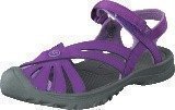 Keen Rose Sandal-Jr Purple Heart/Gargoyle