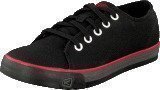 Keen Timmons Low Lace Canvas Black