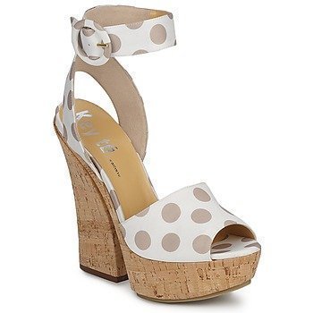 Keyté FUNNY-POIS-2-BIANCO-BEIGE-SUGHERO sandaalit