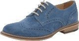 Knowledge Cotton Apparel British Brogue Shoe Estate Blue