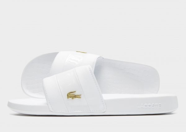 Lacoste Frasier Deluxe Slides Valkoinen