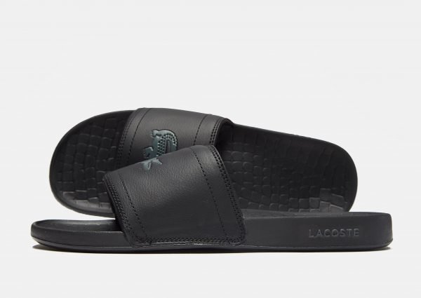 Lacoste Frasier Slides Musta