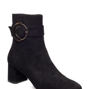 Mango Decorative Buckle Boots