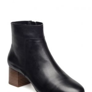 Mango Heel Leather Ankle Boot