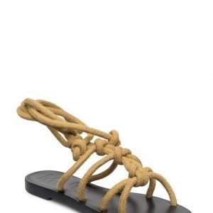 Mango Interwoven Cord Sandals