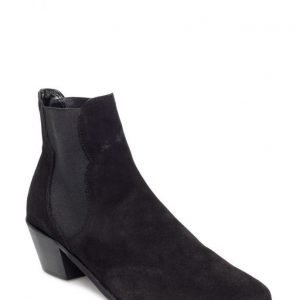 Mango Leather Chelsea Ankle Boots