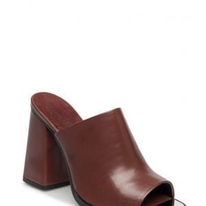 Mango Slingback Leather Shoes