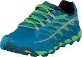 Merrell Allout Peak Racer Blue/Bright Green