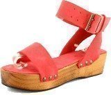 Minimarket Plateau Buckles Sandal Leather Bright Pink